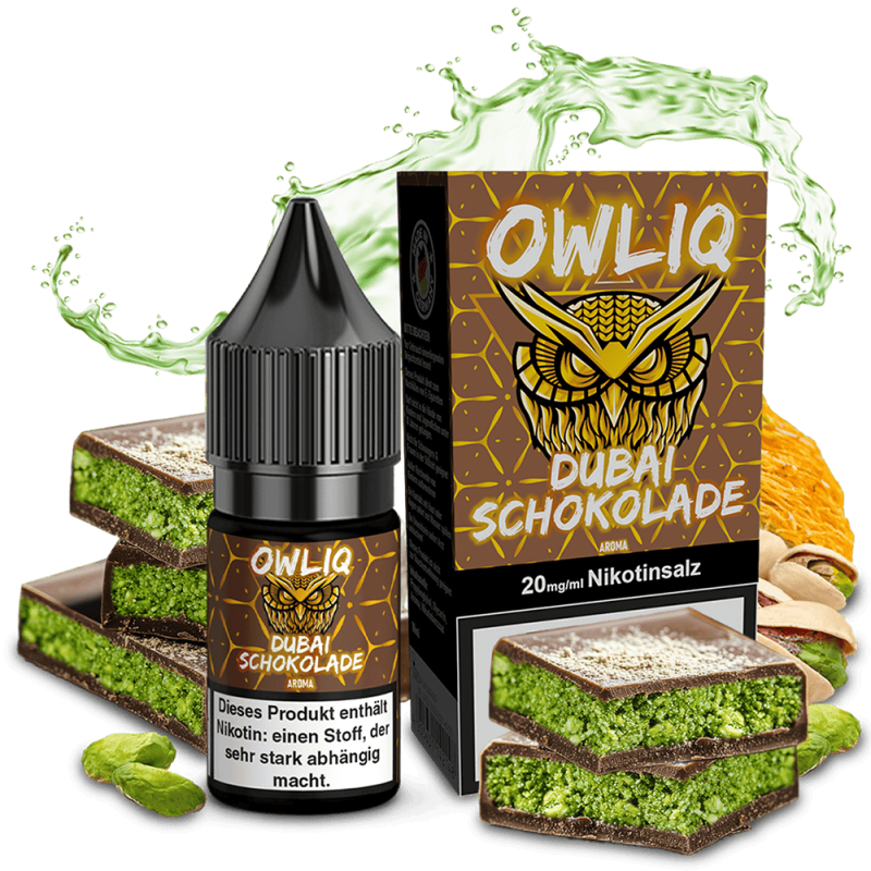 Liquid Dubai Schokolade - OWLIQ Nikotinsalz 20mg