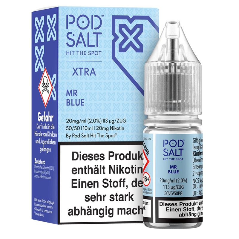 Pod Salt Xtra Mr Blue Nikotinsalz Liquid