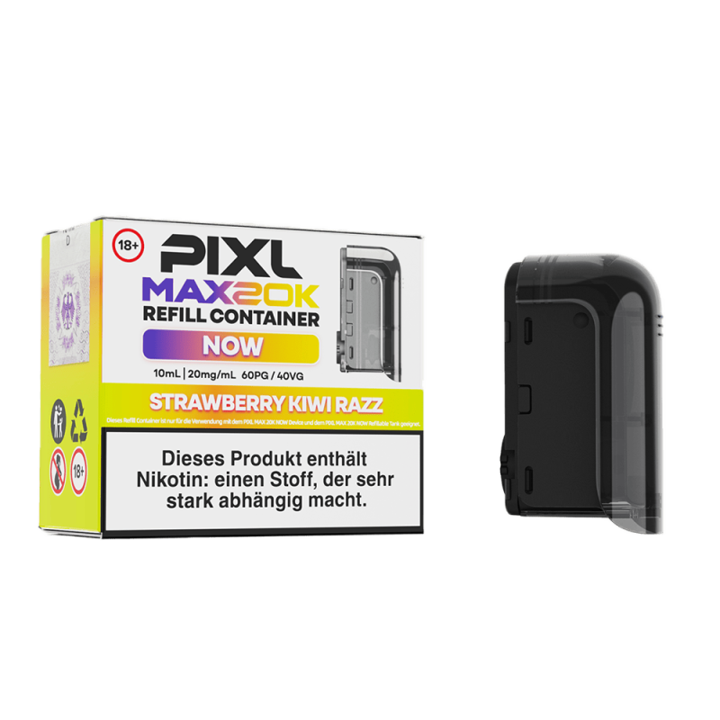 PIXL MAX 20K Strawberry Kiwi Razz Liquid-Pod 10 ml - 20 mg Nikotinsalz