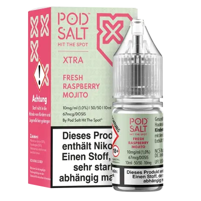 Liquid Fresh Raspberry Mojito - Pod Salt Xtra Nikotinsalz