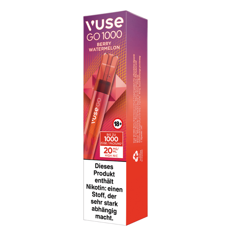 Vuse GO 1000 Berry Watermelon 20mg