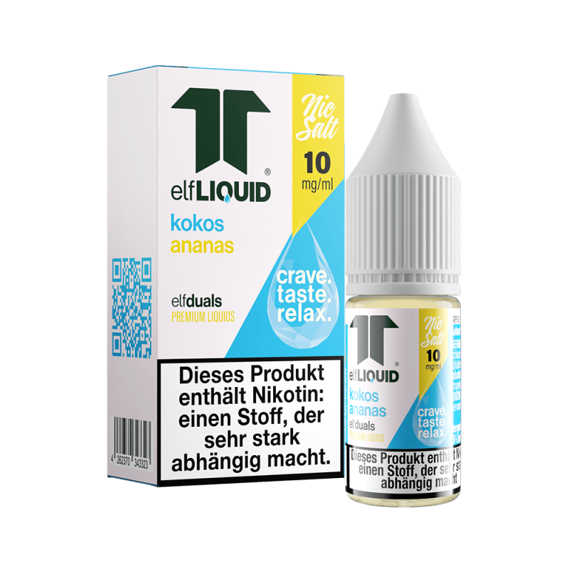 Elf-Liquid - Kokos Ananas - Nikotinsalz Liquid 10mg