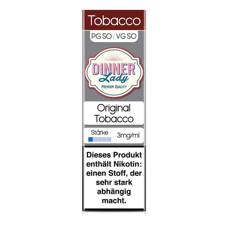 Liquid Original Tobacco - Dinner Lady 3mg