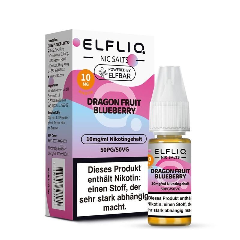 Elfliq by Elfbar Dragon Fruit Blueberry Nikotinsalz Liquid