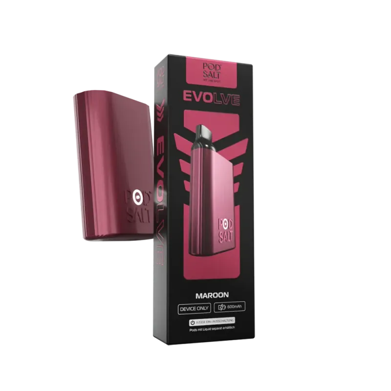 Pod Salt Evolve Box Maroon
