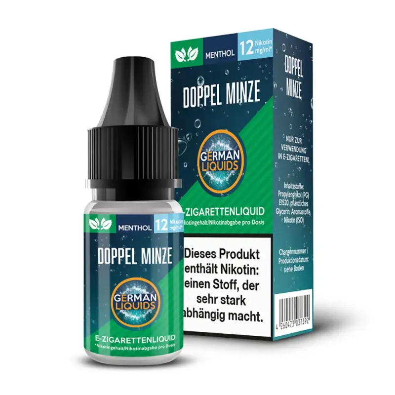 Liquid Doppel Minze V2 12mg - German Liquids