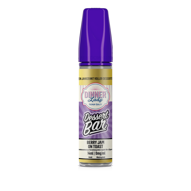 Dinner Lady Aroma Longfill - Berry Jam on Toast - 14ml in 60ml Flasche  C