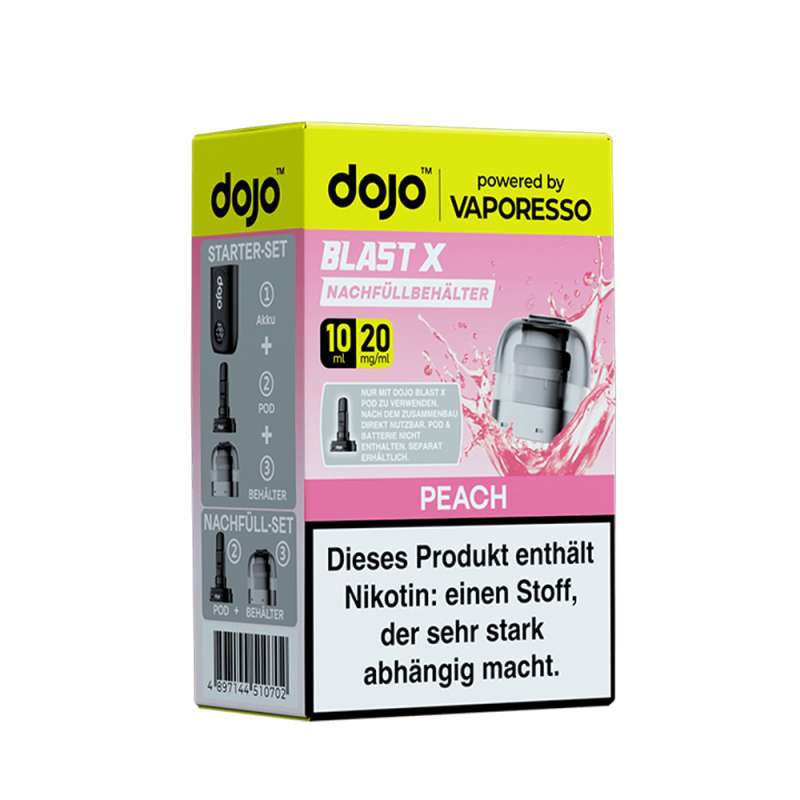 Vaporesso dojo Blast X Einweg Pod - Peach - 20mg