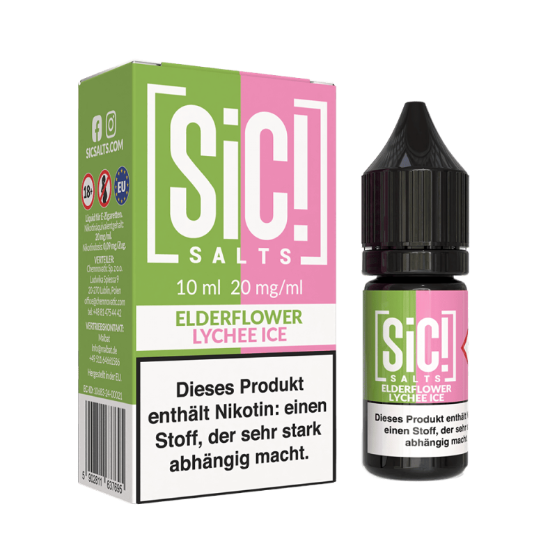 SIC Nikotinsalz Liquid - Elderflower Lychee Ice - 20mg