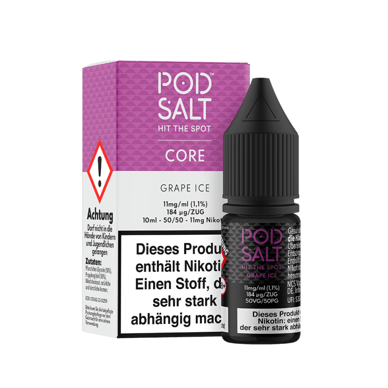 Liquid Grape Ice - Pod Salt Core Nikotinsalz