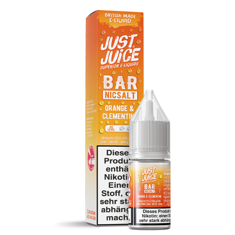 Liquid Orange & Clementine - Just Juice Bar Nikotinsalz 20mg