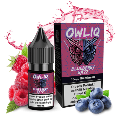 Liquid Blue Razz - OWLIQ Nikotinsalz
