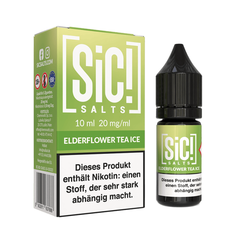 SIC Nikotinsalz Liquid - Elderflower Tea Ice - 20mg