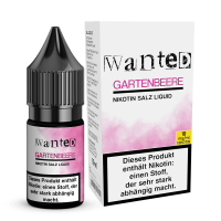 Wanted Overdosed Gartenbeere Nikotinsalz-Liquid 10 ml