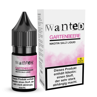 Wanted Overdosed Gartenbeere Nikotinsalz-Liquid 10 ml