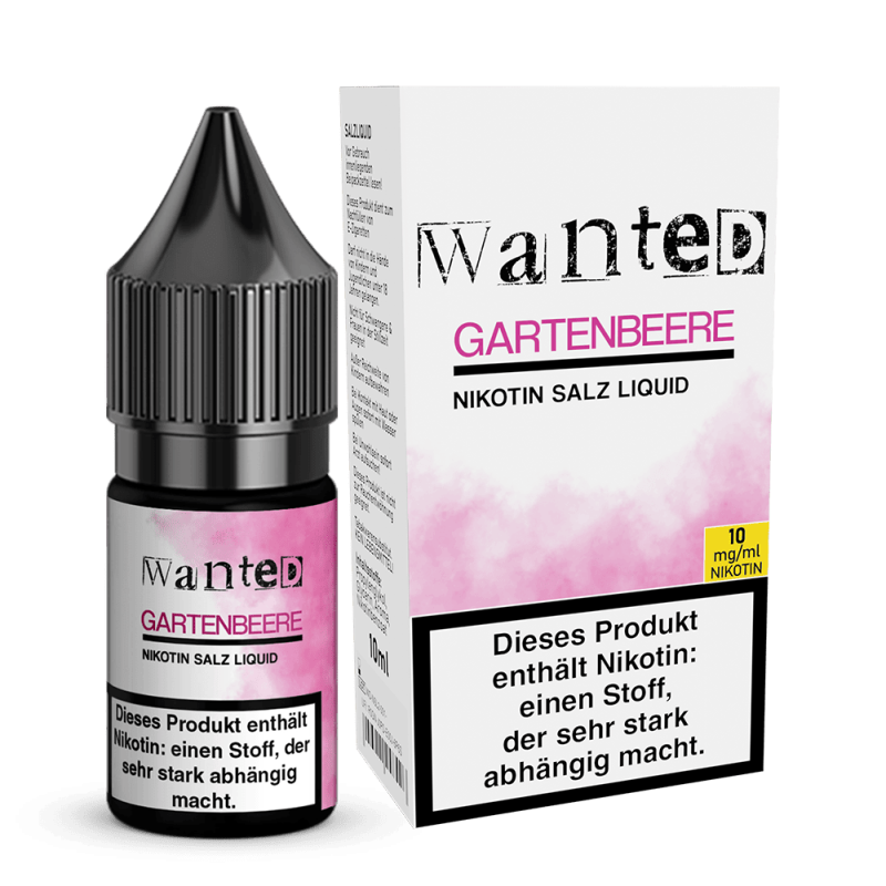 Wanted Overdosed Gartenbeere Nikotinsalz-Liquid 10 ml