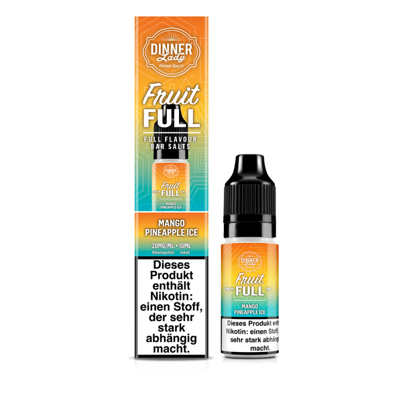 Liquid Mango Pineapple Ice - Dinner Lady Fruit Full Nikotinsalz 20mg