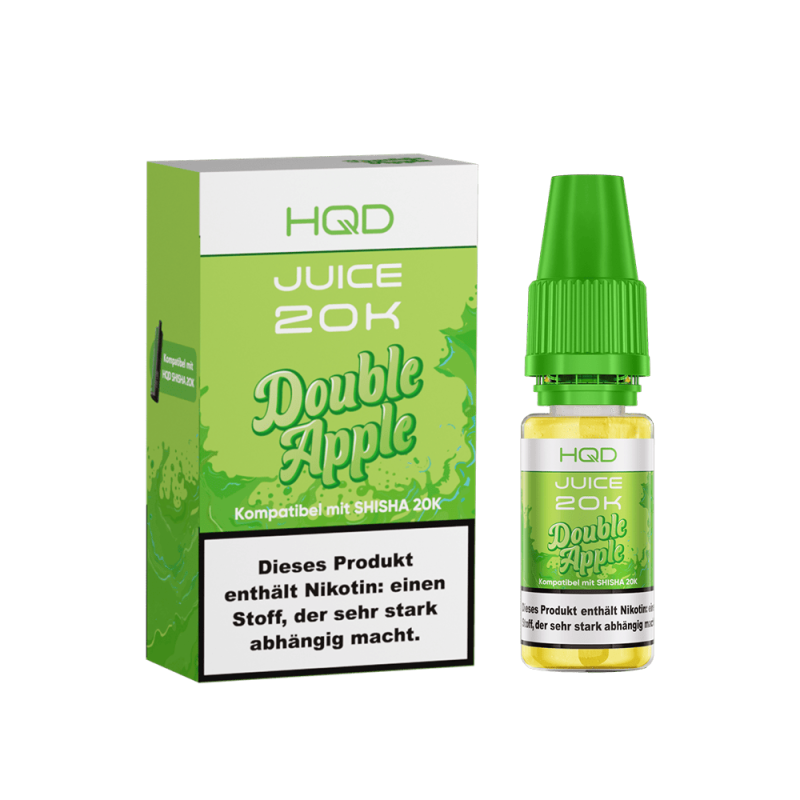 HQD Juice 20K Nikotinsalz - Double Apple - 10ml Liquid 3mg