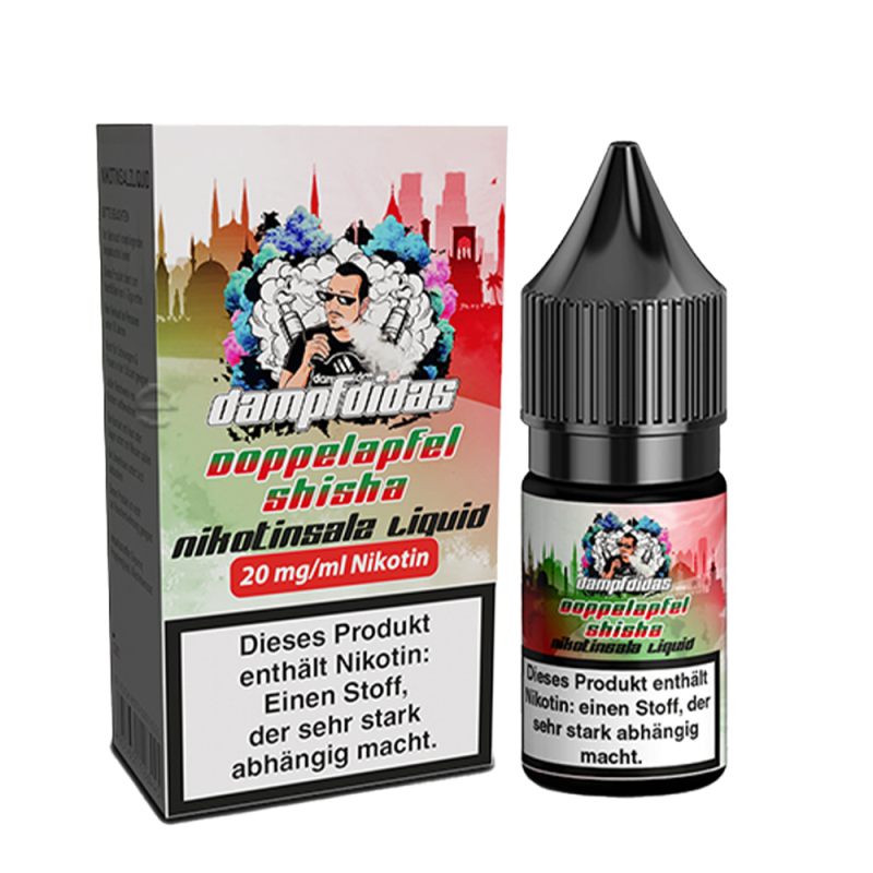 Liquid Doppelapfel Shisha - Dampfdidas Nikotinsalz