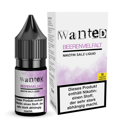 Wanted Overdosed Beerenvielfalt Nikotinsalz-Liquid 10 ml