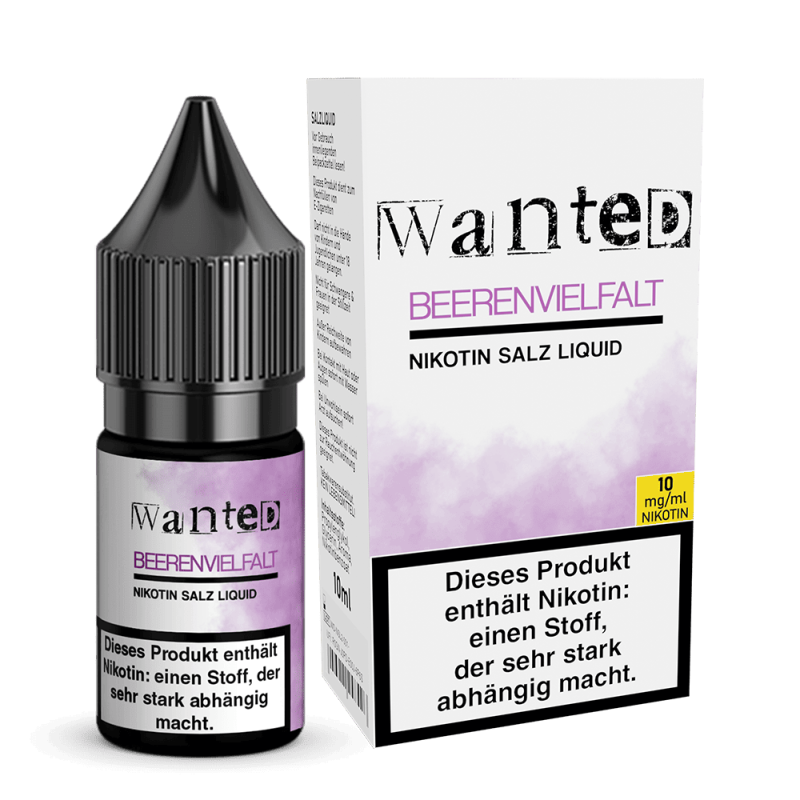 Wanted Overdosed Beerenvielfalt Nikotinsalz-Liquid 10 ml