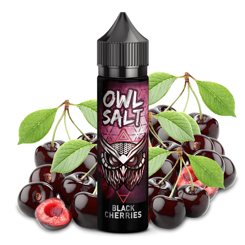 OWL Salt Aroma Longfill - Black Cherries - 10ml in 60ml Flasche  C