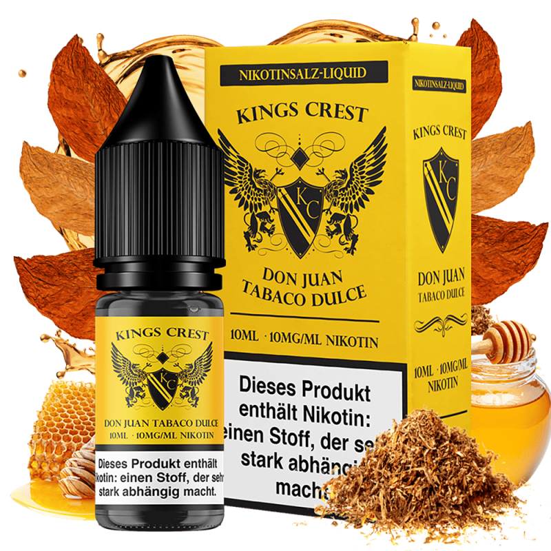 Kings Crest Nikotinsalz - Don Juan Tobaco Dulce - 10mg