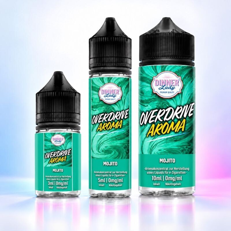 Dinner Lady Overdrive Mojito Longfill-Aroma in 30 ml, 60 ml und 120 ml Flasche