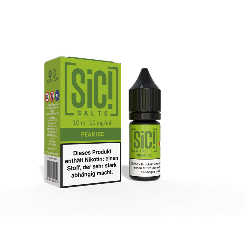SIC Nikotinsalz Pear Ice 10ml Liquid 10mg