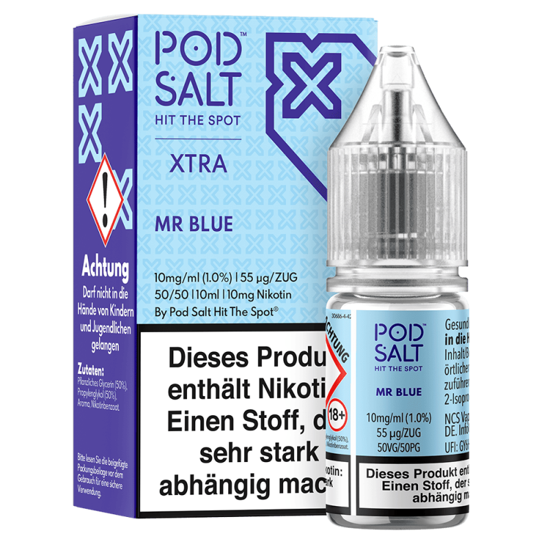 Pod Salt Xtra Mr Blue Nikotinsalz Liquid