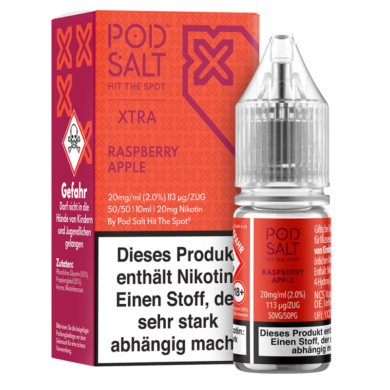 Pod Salt Xtra Raspberry Apple Nikotinsalz Liquid