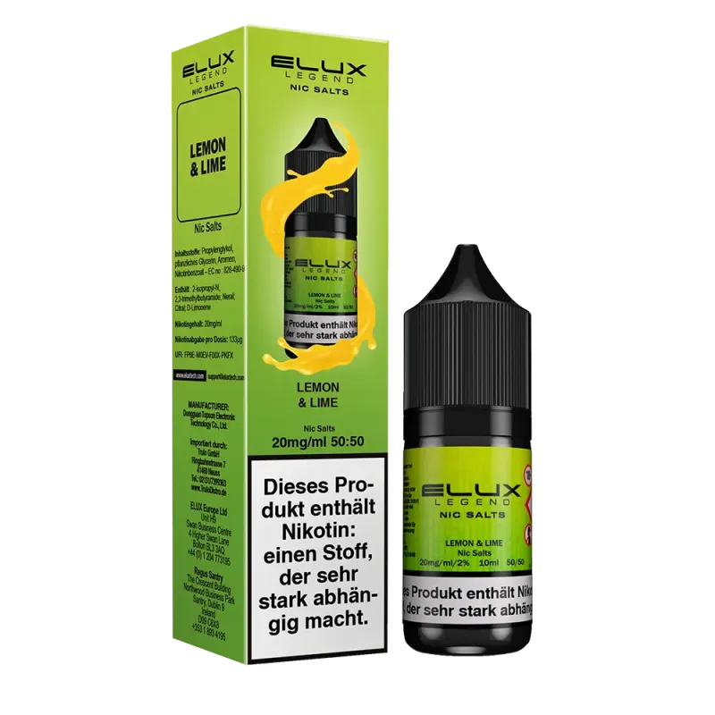 Liquid Lemon Lime - Elux Nikotinsalz 10mg
