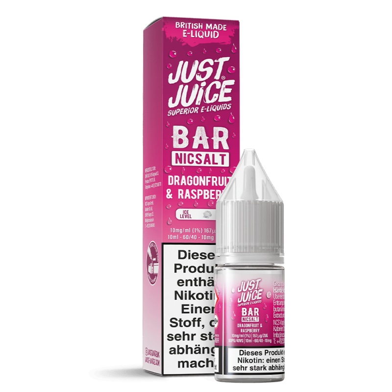 Liquid Dragonfruit & Raspberry - Just Juice Bar Nikotinsalz 10mg