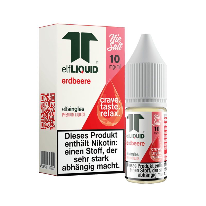 Elf-Liquid - Erdbeere - Nikotinsalz Liquid 10mg