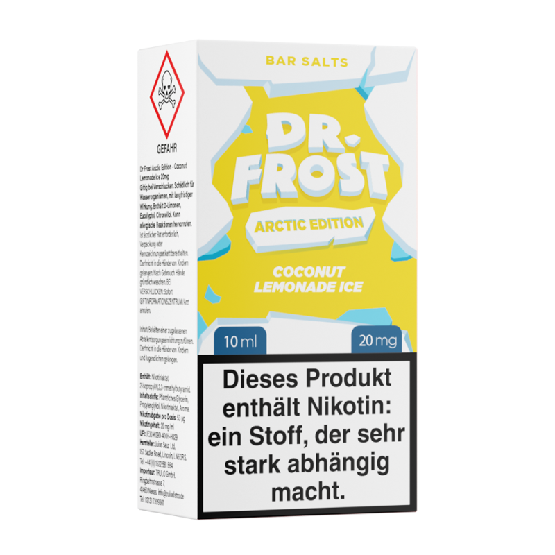 Liquid Coconut Lemonade Ice - Dr. Frost Nikotinsalz 20mg