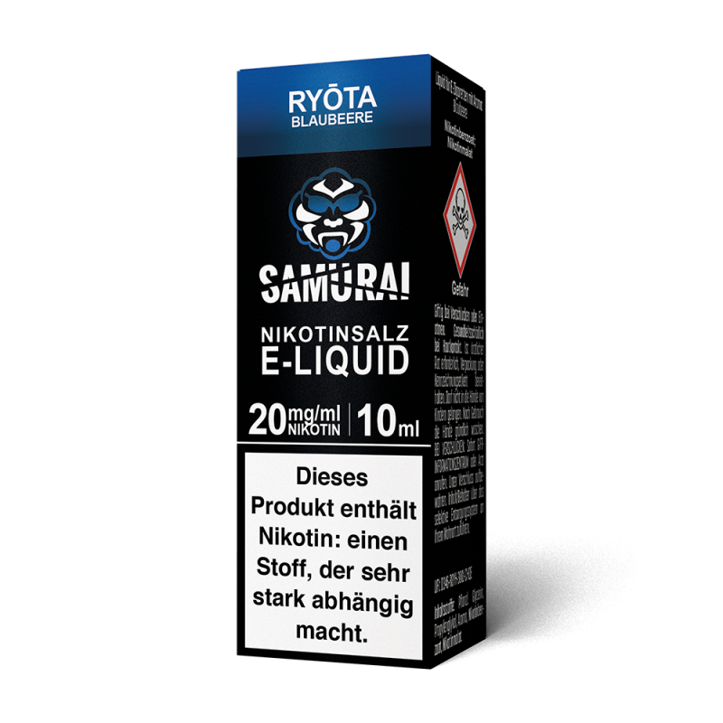 Liquid Ryota Blaubeere - Samurai Nikotinsalz 20mg