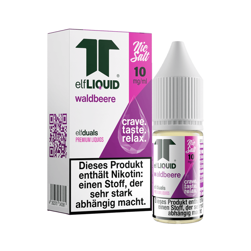 Elf-Liquid - Waldbeere - Nikotinsalz Liquid 10mg