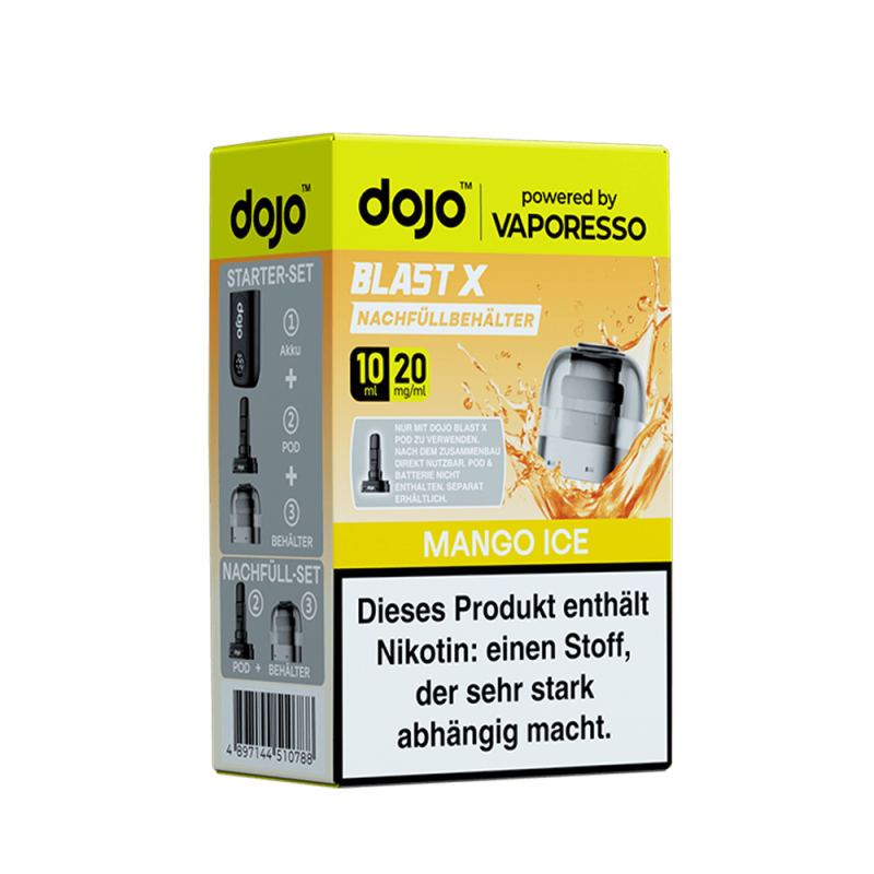 Vaporesso dojo Blast X Einweg Pod - Mango Ice - 20mg