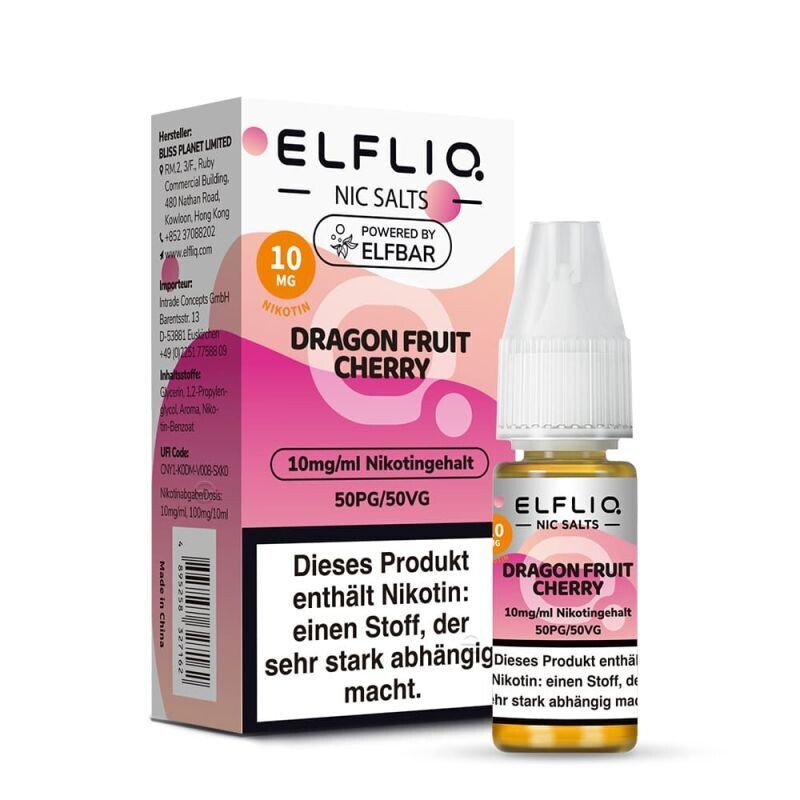 Elfliq by Elfbar Dragon Fruit Cherry Nikotinsalz Liquid