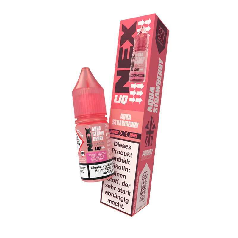 Liquid Aqua Strawberry - Nex Liq Nikotinsalz 20mg