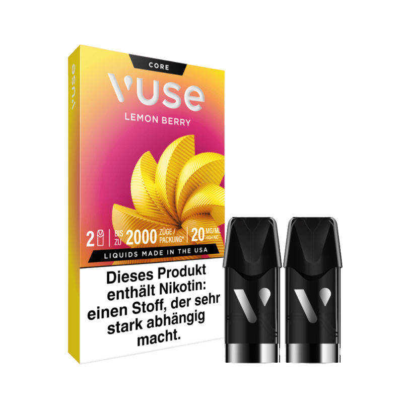2x Vuse Pod Lemon Berry Nic Salts 20mg