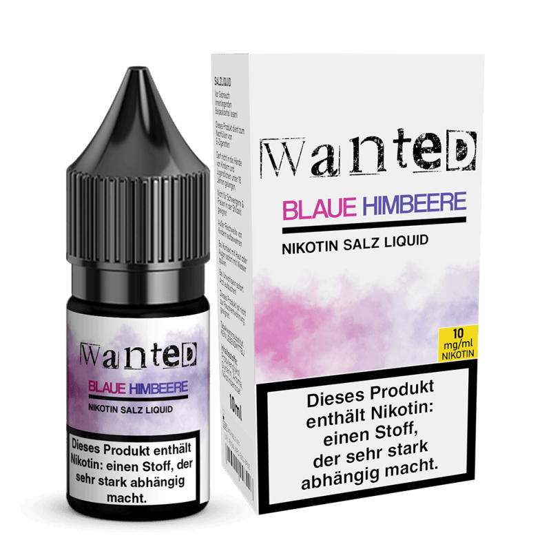 Wanted Overdosed Blaue Himbeere Nikotinsalz-Liquid 10 ml