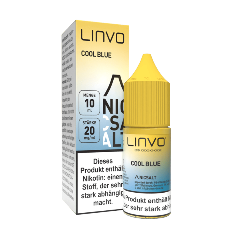 Linvo Nikotinsalz - Cool Blue - Liquid 20mg 10ml