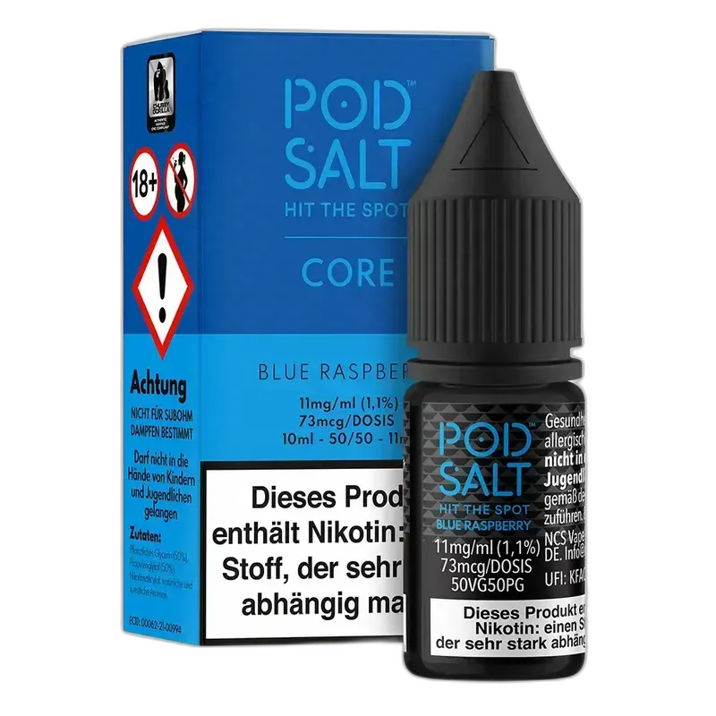 Liquid Blue Raspberry - Pod Salt Core Nikotinsalz 11mg