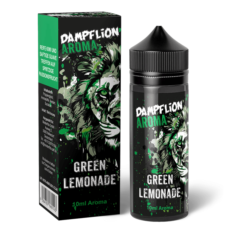 Dampflion Intense Longfill - Green Lemonade - 10ml Aroma in 120ml Flasche  C