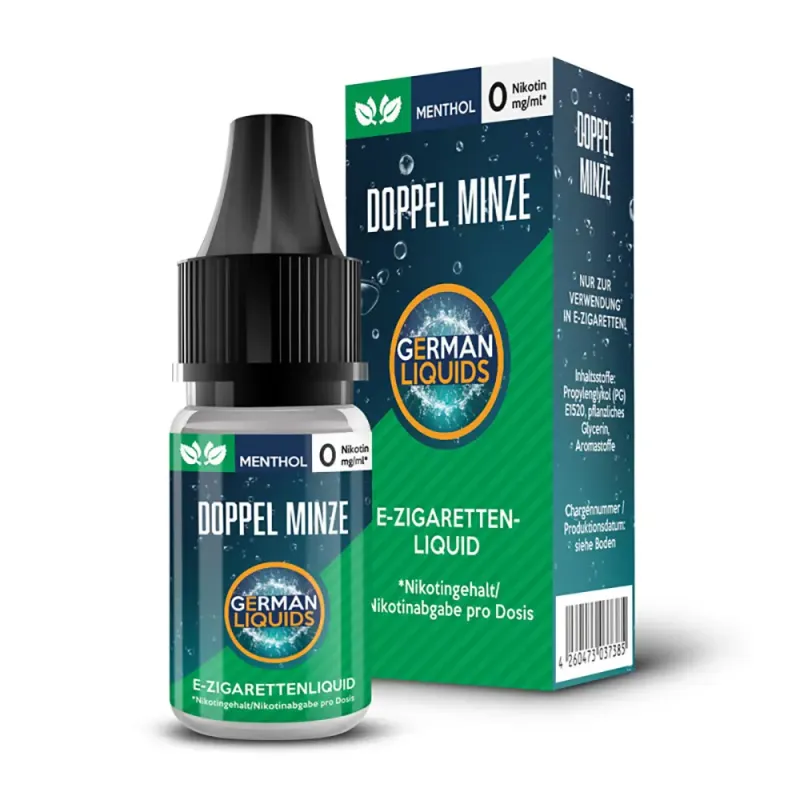 Liquid Doppel Minze V2 0mg - German Liquids