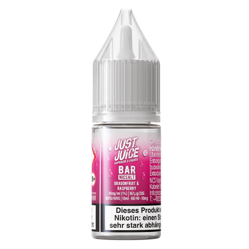 Liquid Dragonfruit & Raspberry - Just Juice Bar Nikotinsalz 10mg