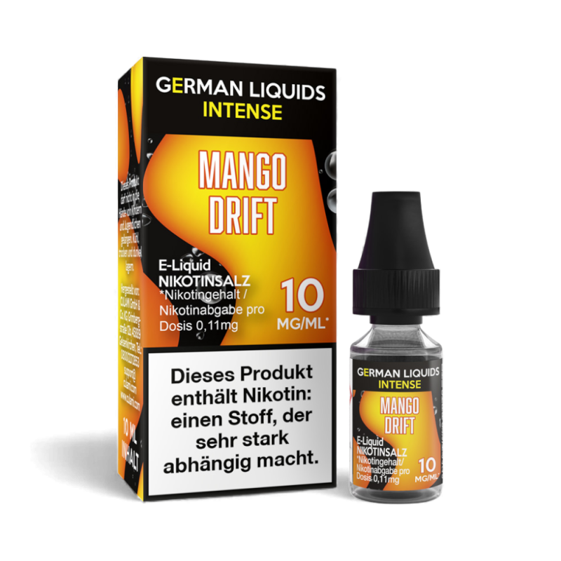 German Liquids Intense - Mango Drift - Nikotinsalz Liquid 10mg