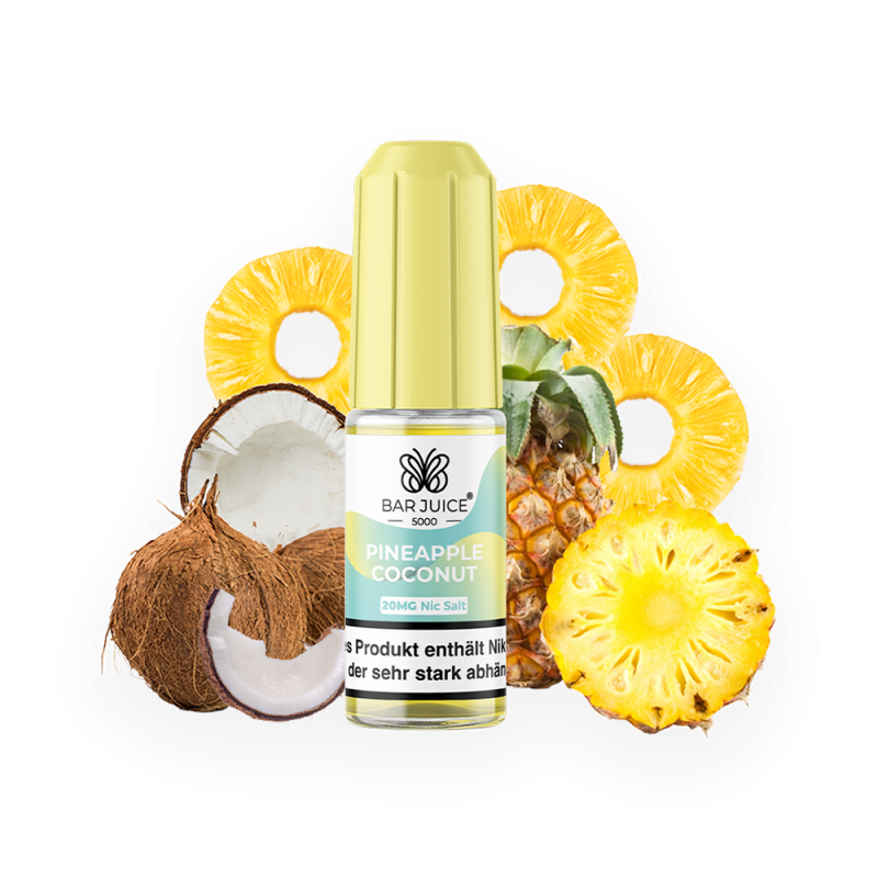 Bar Juice 5000 Nikotinsalz - Pineapple Coconut - Liquid 20mg 10ml  C