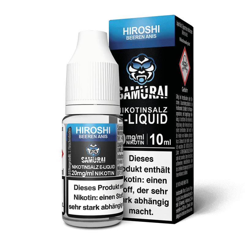 Liquid Hiroshi Beeren Anis - Samurai Nikotinsalz 20mg